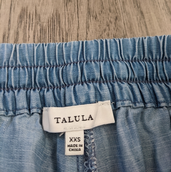 Aritzia Chambray Drawstring Jogger Pants - Picture 7 of 8